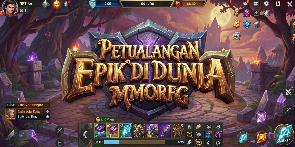 Screenshot menampilkan aksi pertempuran seru di dunia 9ET.
