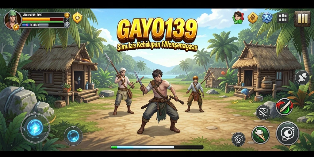Tampilan gameplay GAYO138 menunjukkan interaksi karakter yang menarik.