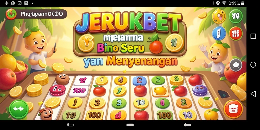 Tampilan gameplay seru di JERUKBET dengan fitur Bingo yang menarik.