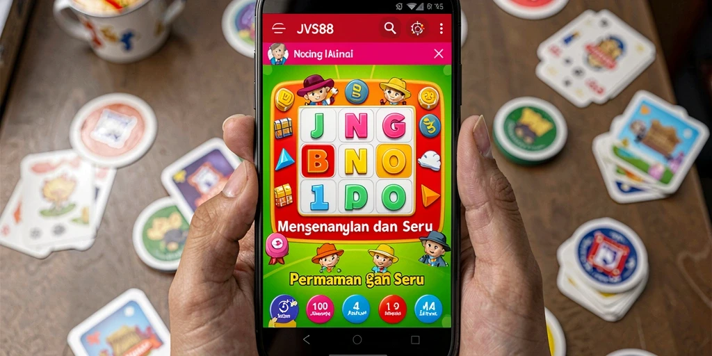 Tampilan permainan Bingo JVS88 yang menarik dan interaktif.