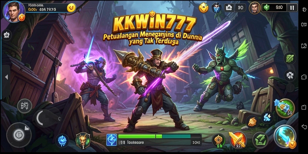 Gameplay KKWIN777 menampilkan petualangan mendebarkan penuh tantangan.